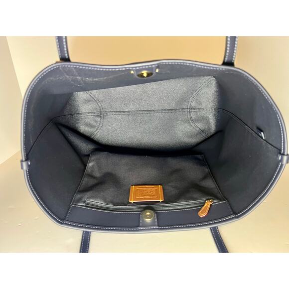 Coach City Denim Cherry Tote STYLE #CY691 - Picture 4 of 6